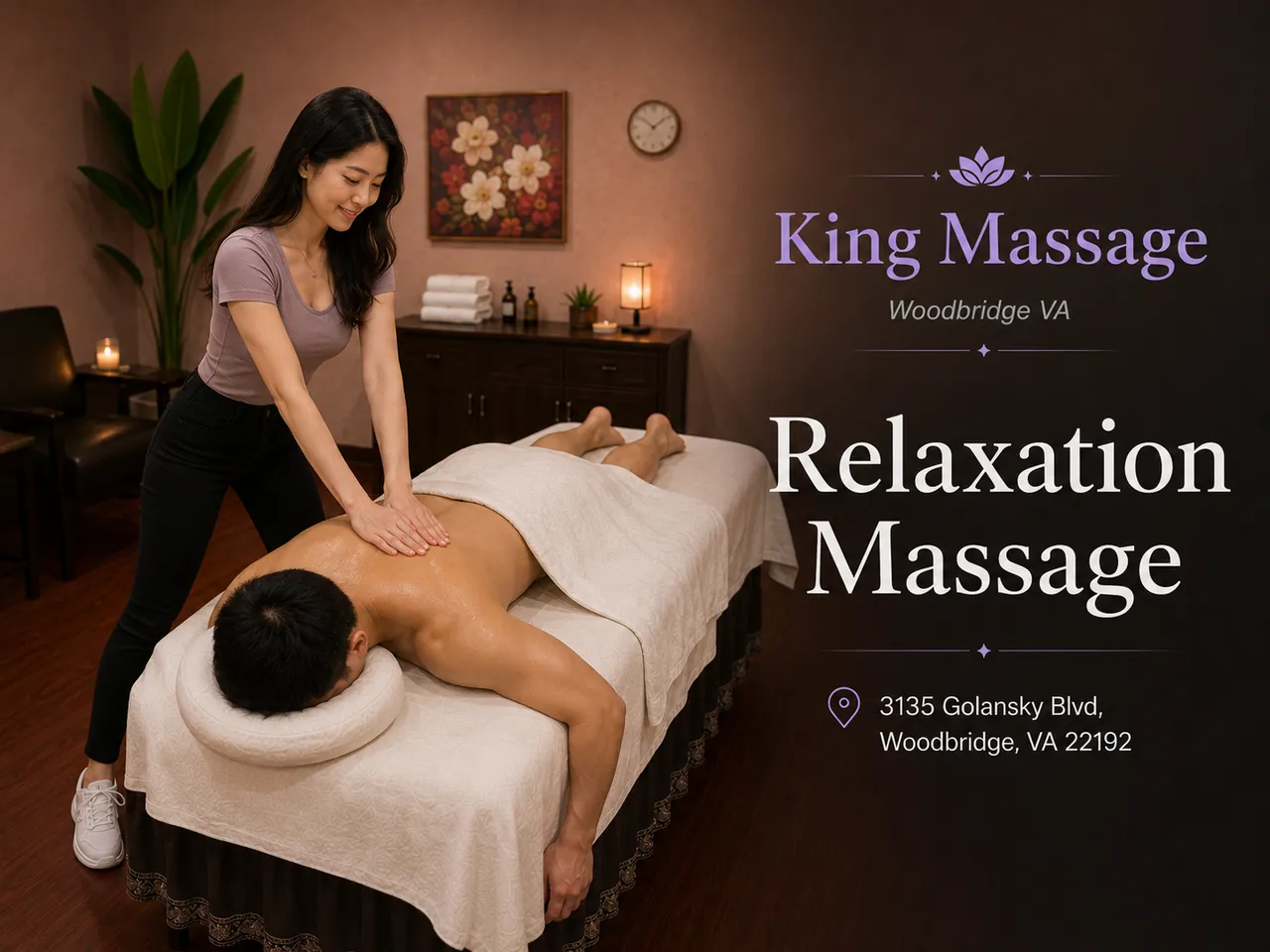Relaxation Massage in Woodbridge, VA at King Massage